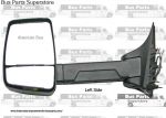 Velvac Bus & RV Side View Mirror Left Side Power Integrated Mirror Head. Shuttle Bus Mirror. Ford F-Series